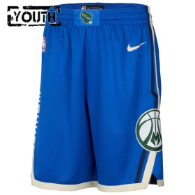Dječji NBA Milwaukee Bucks Kratke hlače Nike 2024-25 City Edition Swingman